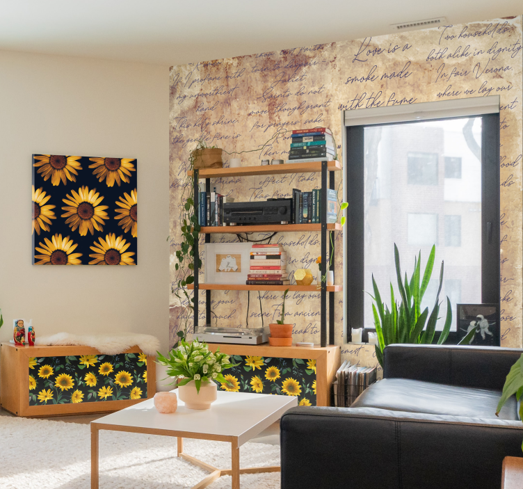 罗密欧与朱丽叶爱情诗刻字壁纸 - TenStickers