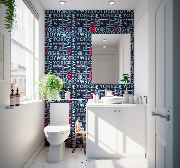 墙纸 纽约壁纸 城市排版 - TenStickers