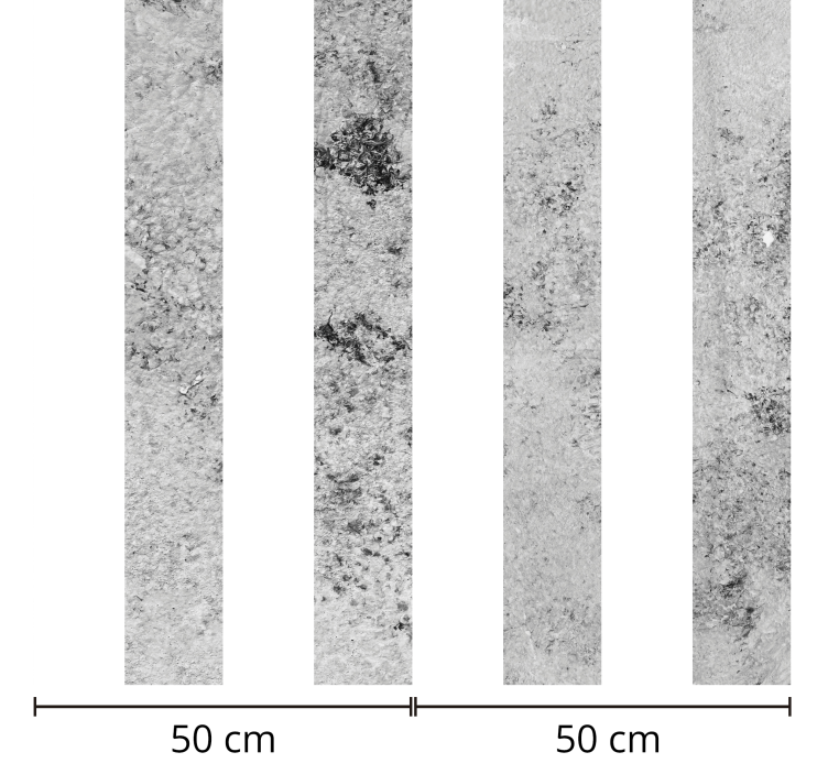 灰色条纹混凝土纹理的墙纸 - TenStickers