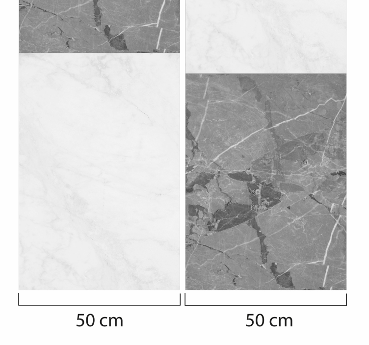 墙纸 大理石 优雅的灰色纹理 - TenStickers