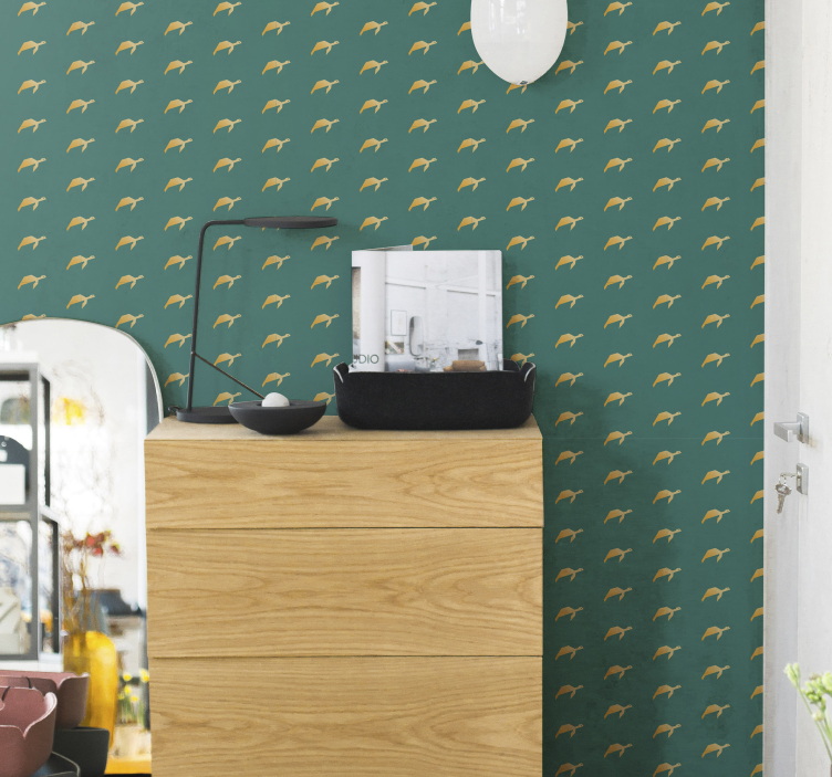 墙纸 动物壁纸 小海龟图案 - TenStickers