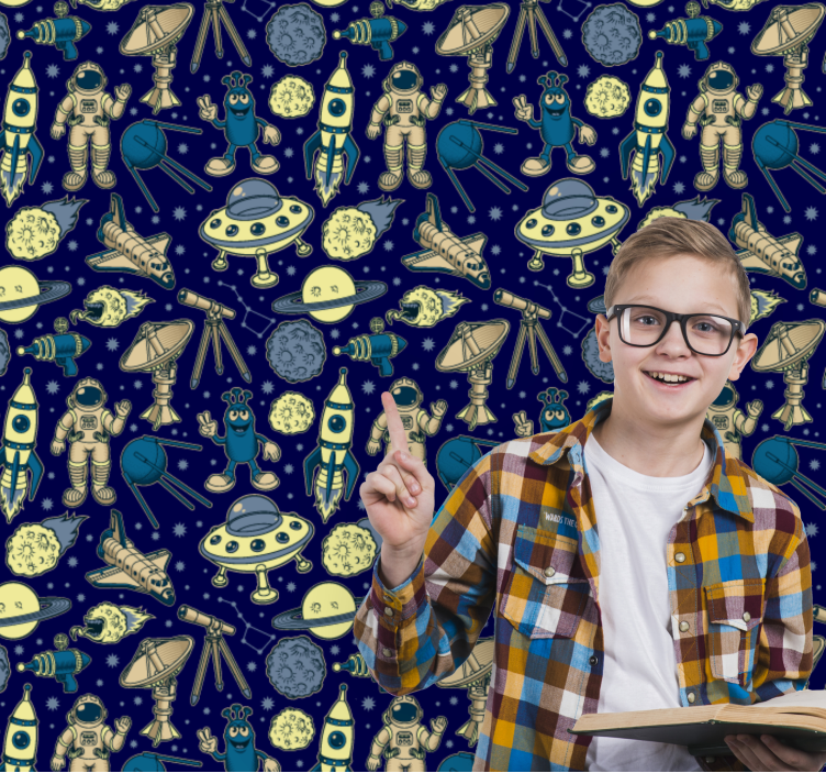 墙纸 艺术 太空探索主题 - TenStickers