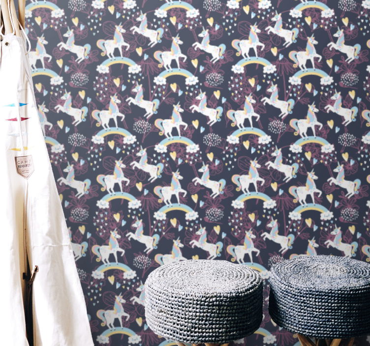 墙纸 蝴蝶壁纸 神话生物图案 - TenStickers