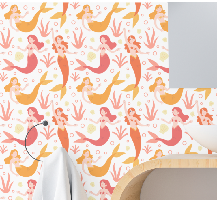 墙纸 蝴蝶壁纸 神话中的海舞者 - TenStickers