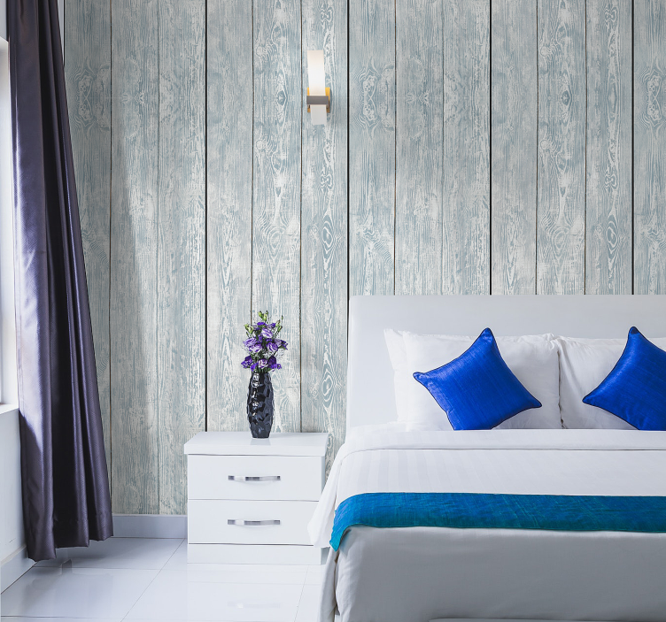 墙纸 木 时尚木质面板效果 - TenStickers