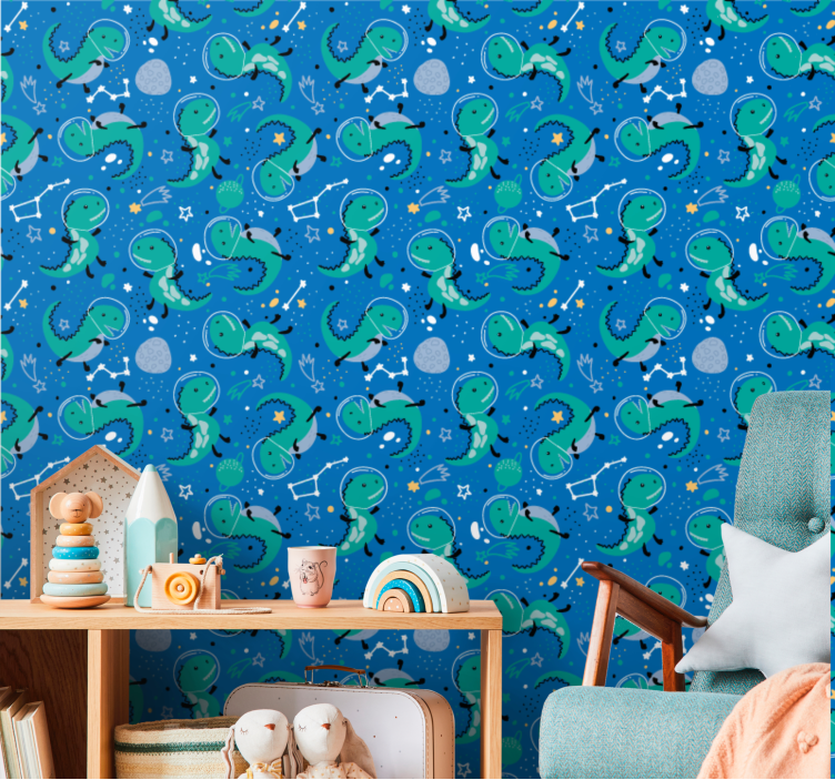 墙纸 恐龙 恐龙星座 - TenStickers