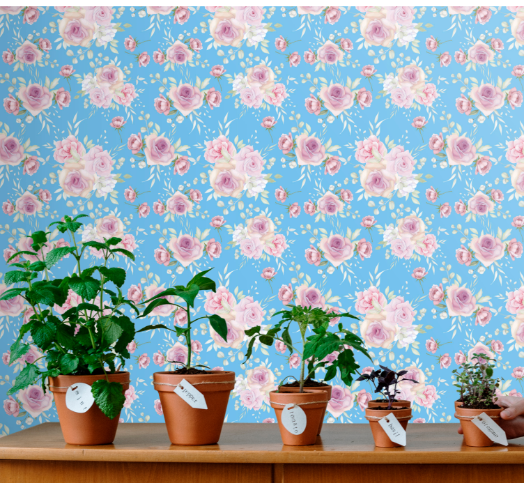 墙纸花卉 花卉布置组合 - TenStickers