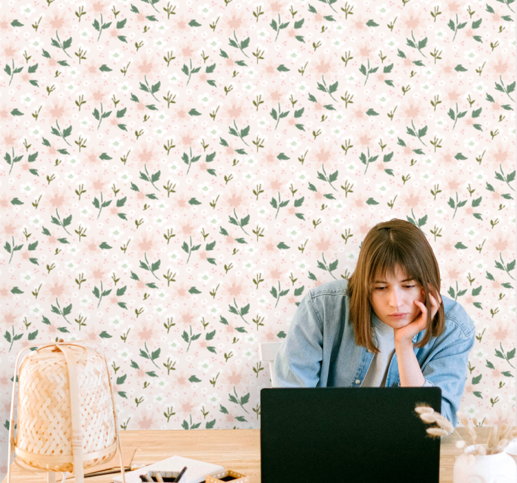 墙纸花卉 花卉精致 - TenStickers