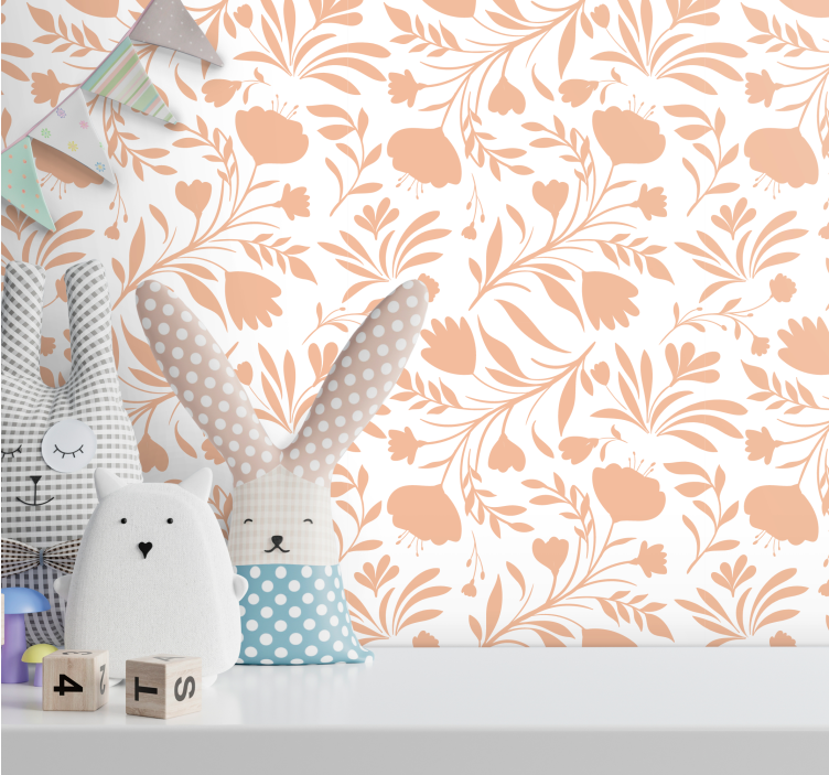 墙纸花卉带来春日花香气息 - TenStickers