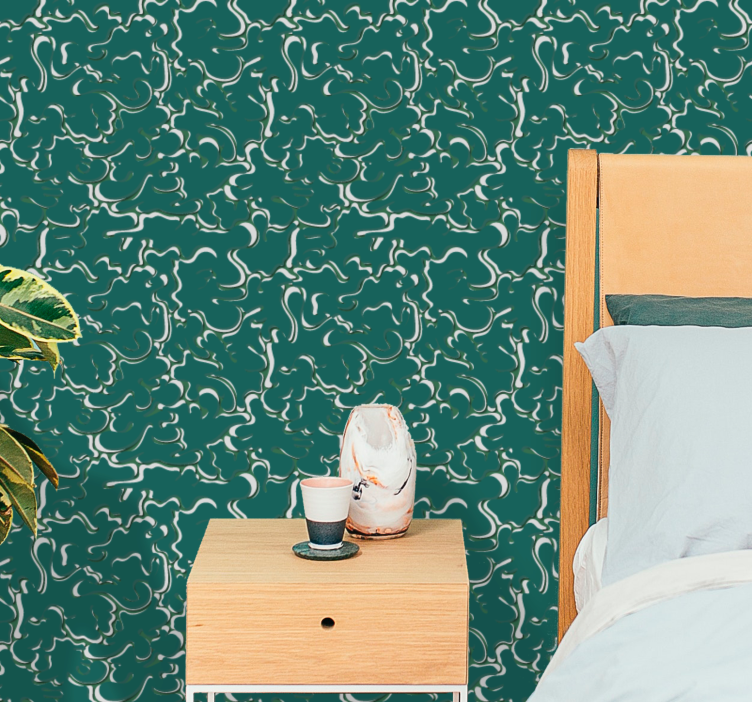 墙纸 几何 抽象漩涡 - TenStickers