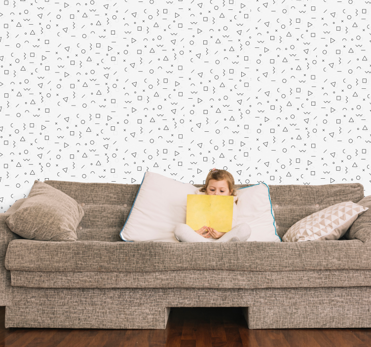 墙纸 几何 简约图形设计 - TenStickers