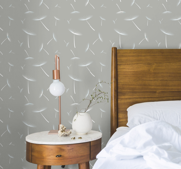 墙纸 树叶 蒲公英图案 - TenStickers