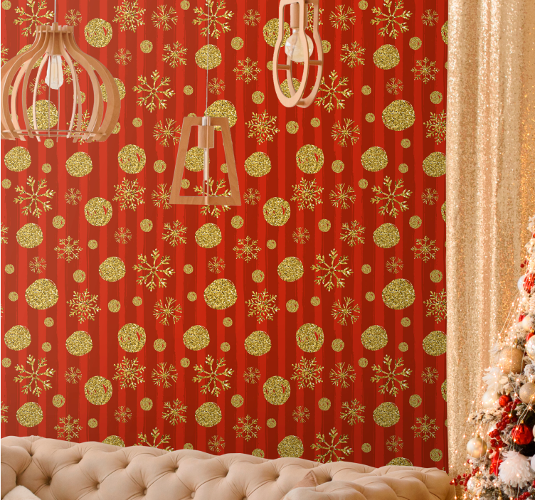 墙纸 圣诞 节日闪光饰品 - TenStickers