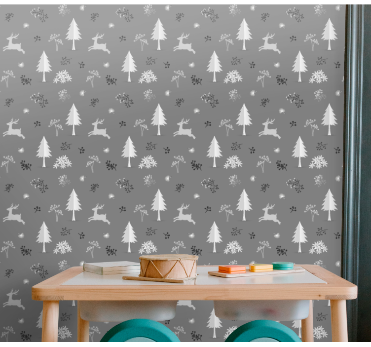 墙纸 圣诞 冬季风景主题 - TenStickers