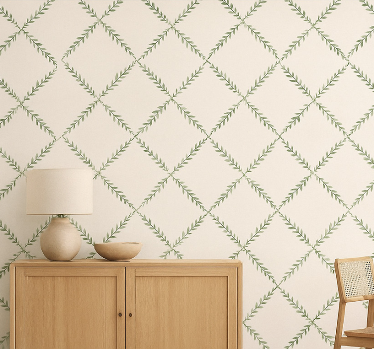 墙纸厨房 橄榄树枝 - TenStickers