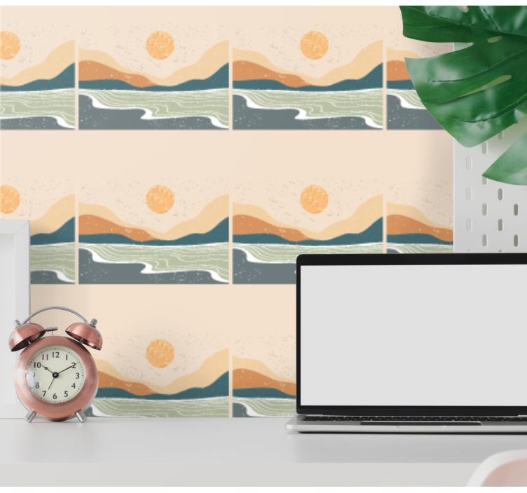 壁纸风景 抽象风景 - TenStickers