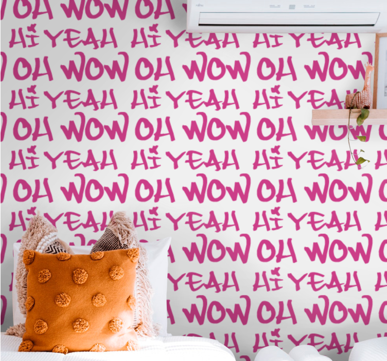 墙纸 刻字 充满表现力的短语设计 - TenStickers