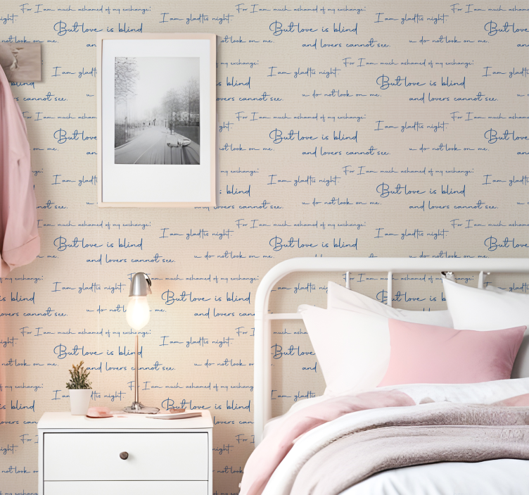 墙纸 刻字 纺织图表 - TenStickers