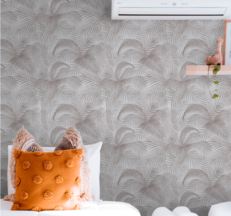 墙纸性质优雅叶子图案 - TenStickers