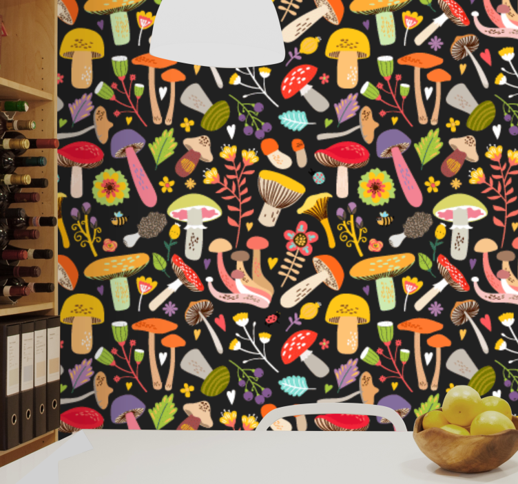 墙纸 性质 魔法森林 - TenStickers