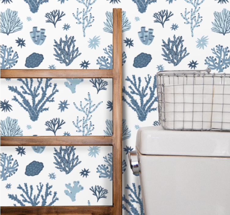 墙纸 性质 海洋植物形态 - TenStickers