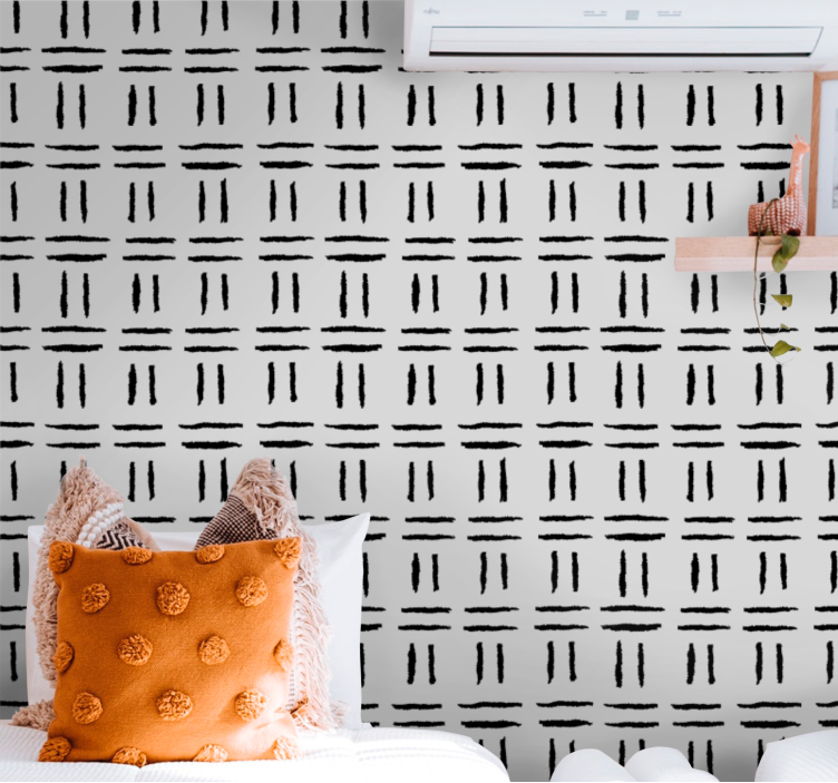 墙纸 北欧的几何线条配置 - TenStickers