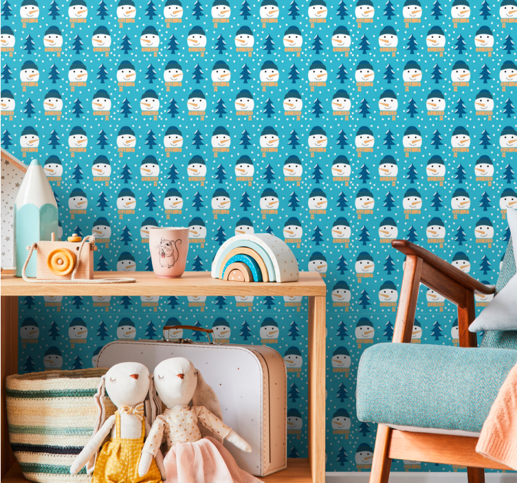 墙纸 北欧的 北欧雪景 - TenStickers