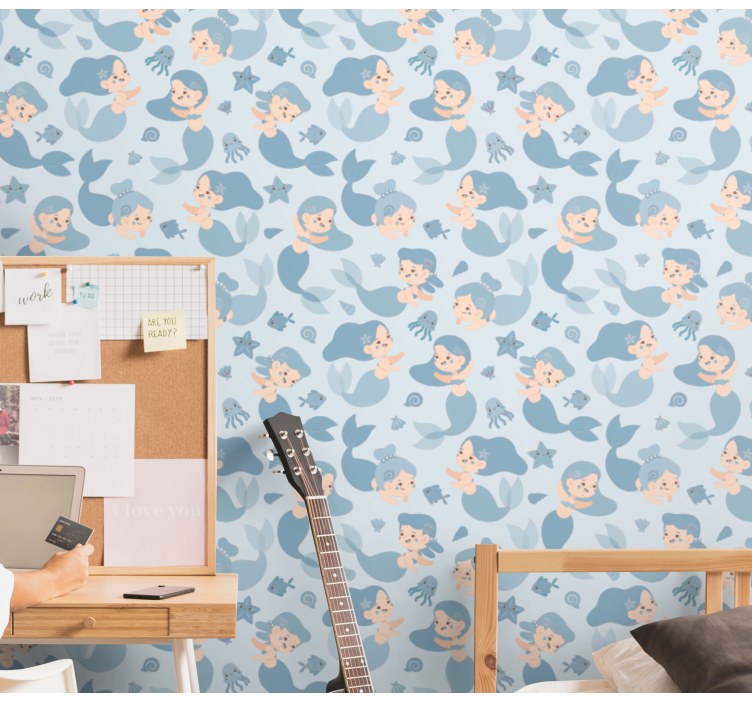 儿童墙纸 水下幻想 - TenStickers