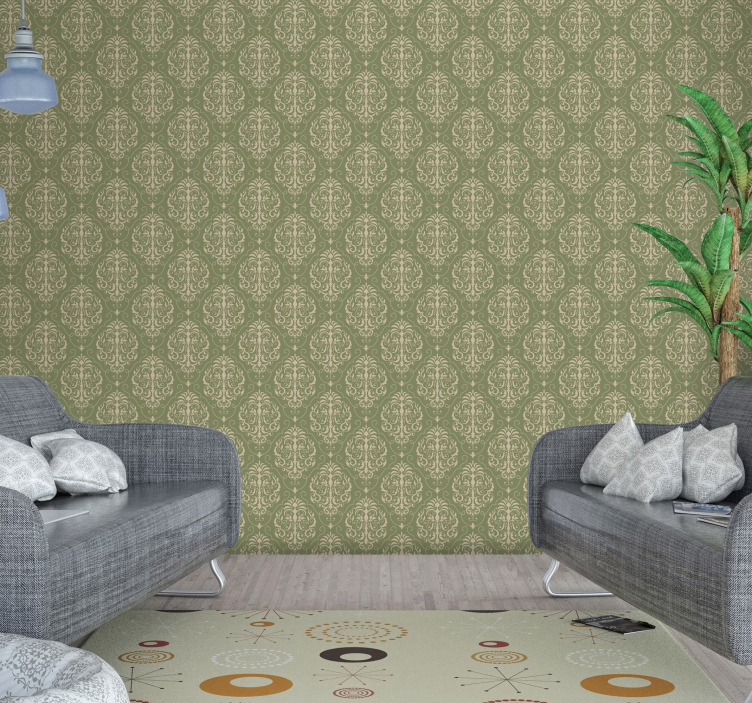 墙纸 装饰 巴洛克风格图案细节 - TenStickers