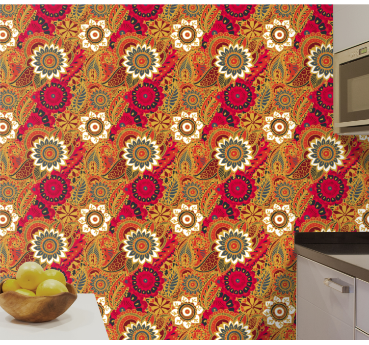 墙纸 装饰 曼陀罗启发 - TenStickers