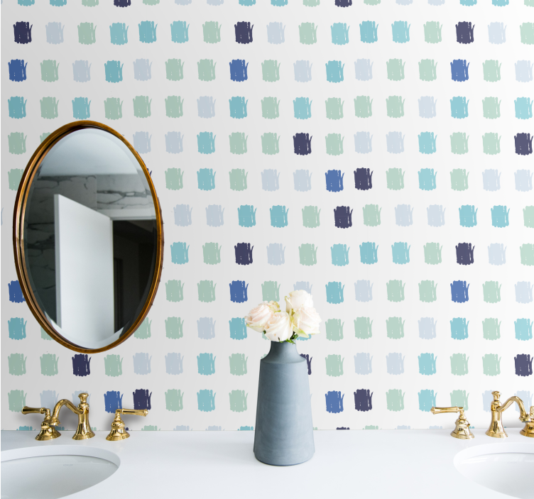 墙纸 圆点 笔触点 - TenStickers