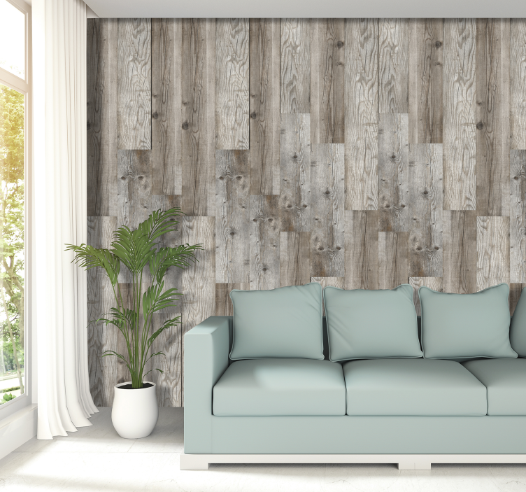 墙纸 木 “Rustic Timber Textures” - TenStickers
