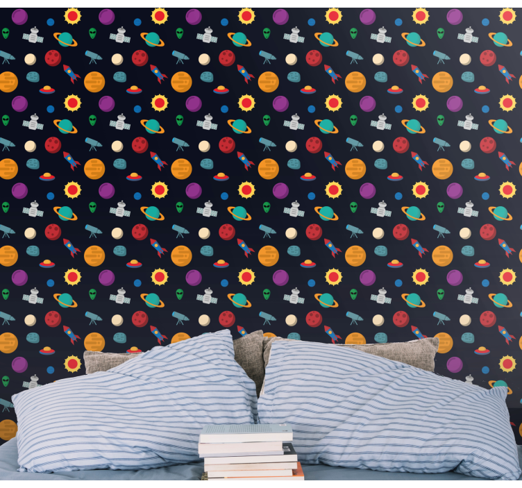 墙纸 星星 宇宙冒险场景 - TenStickers