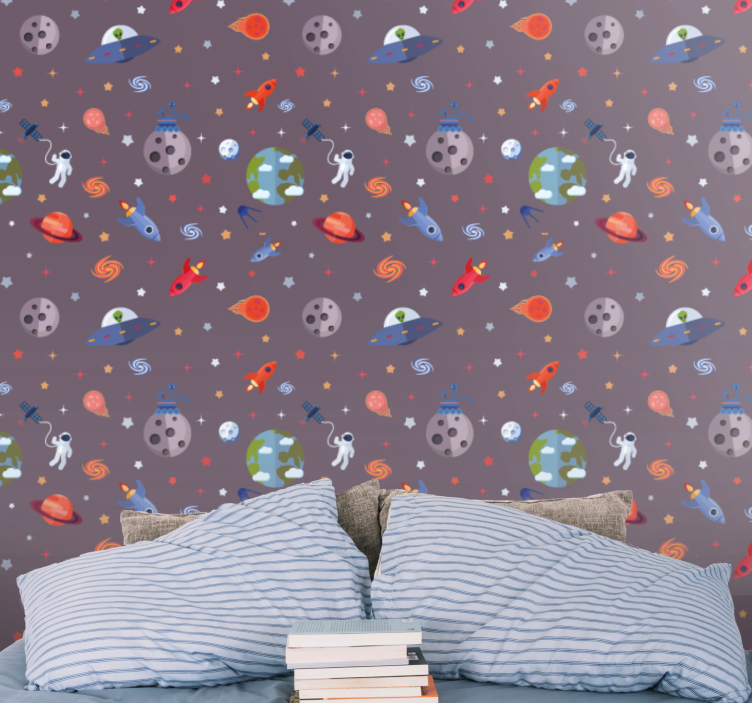 墙纸 星星 太空探险主题 - TenStickers