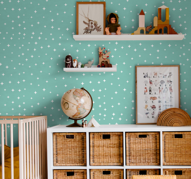 墙纸 星星 星空图案 - TenStickers