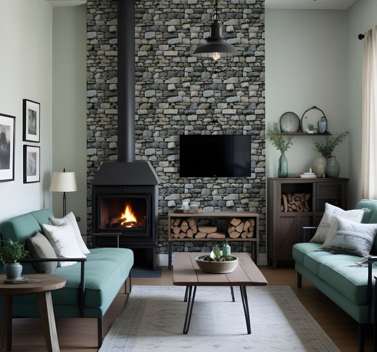 墙纸 石 现实模式 - TenStickers