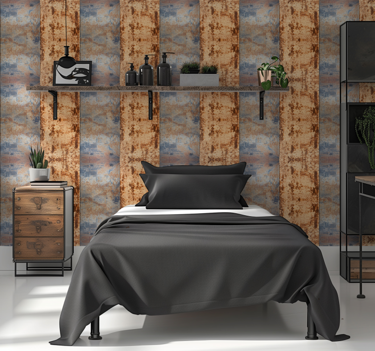 少女卧室墙纸 金属氧化物 - TenStickers