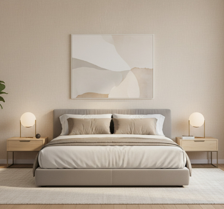 其他质感壁纸米色线条纹理 - TenStickers