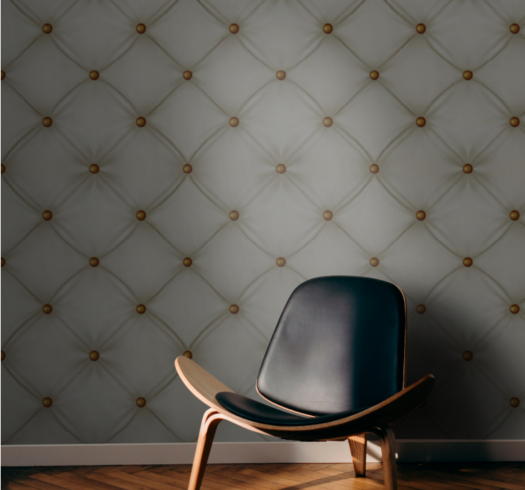 其他质感壁纸灰色软垫图案 - TenStickers