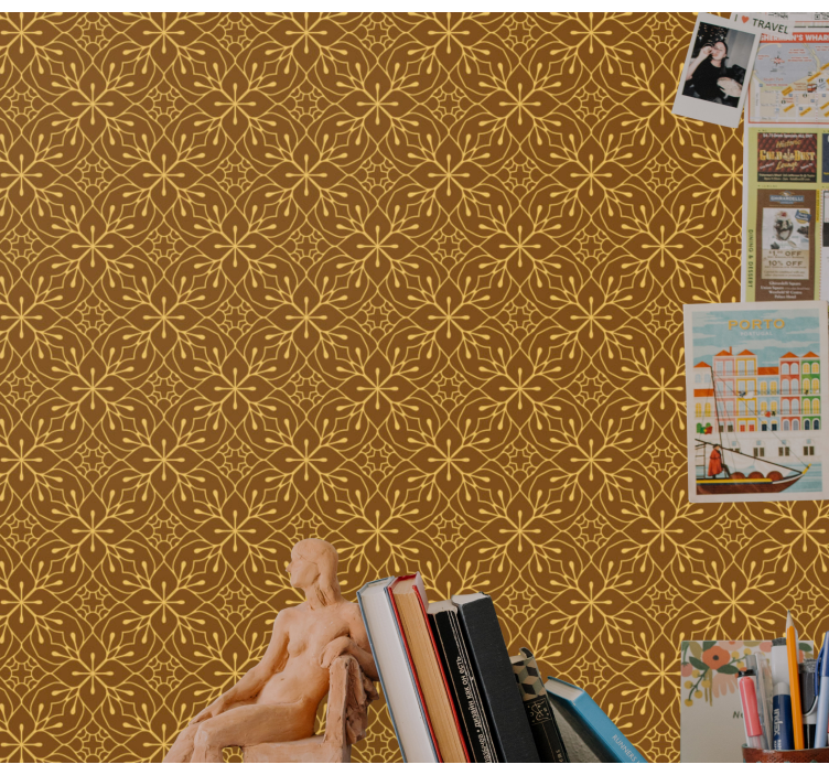 墙纸 瓷砖 几何花卉 - TenStickers