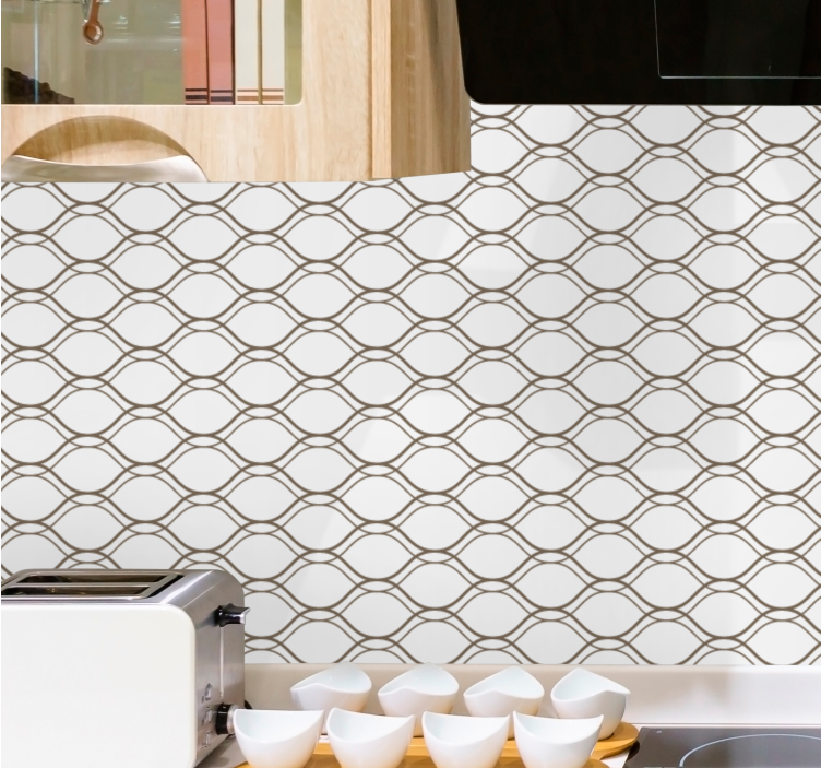 墙纸 横条纹 优雅图案设计 - TenStickers