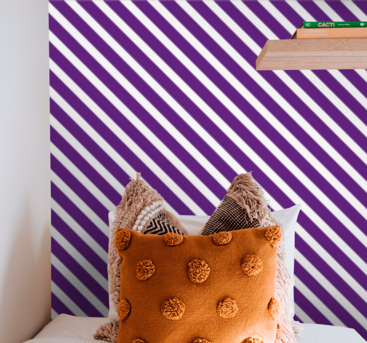 墙纸 横条纹 条纹氛围 - TenStickers