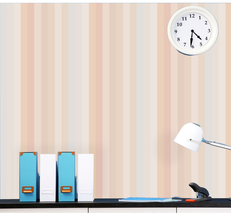 条纹墙纸 垂直条纹设计 - TenStickers