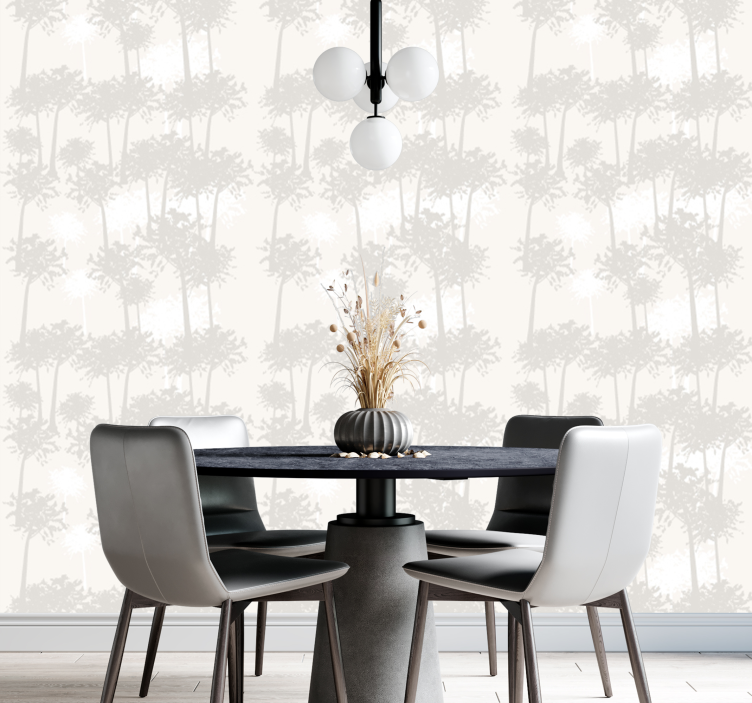 墙纸 树壁纸 剪影森林 - TenStickers