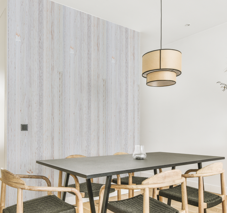 墙纸 木 粉刷过的木板 - TenStickers